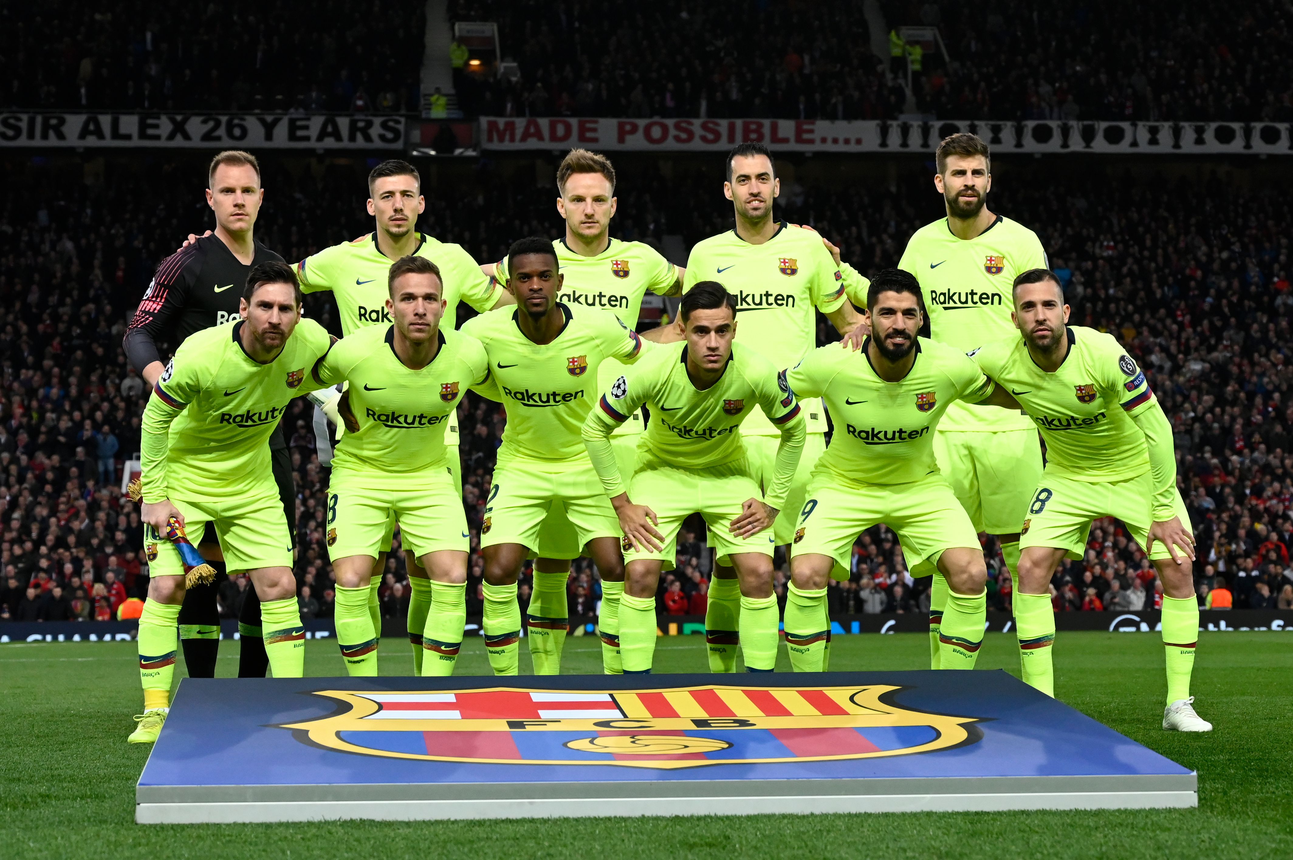El Barcelona encarriló su pase a semifinales con un valioso triunfo contra el Mánchester United. (Foto Prensa Libre: AFP)