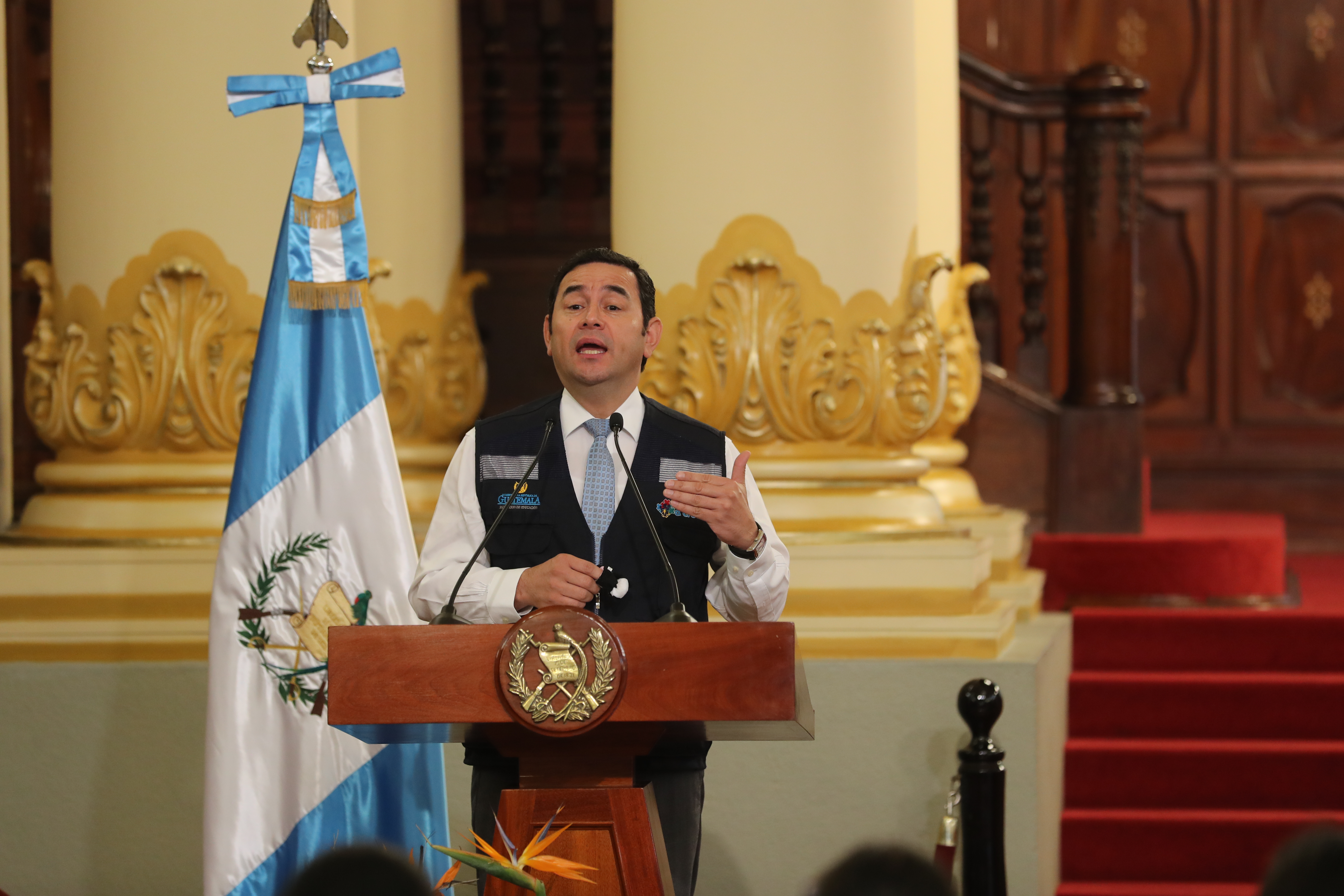 El presidente Jimmy Morales Cabrera. (Foto Prensa Libre: Hemeroteca PL)