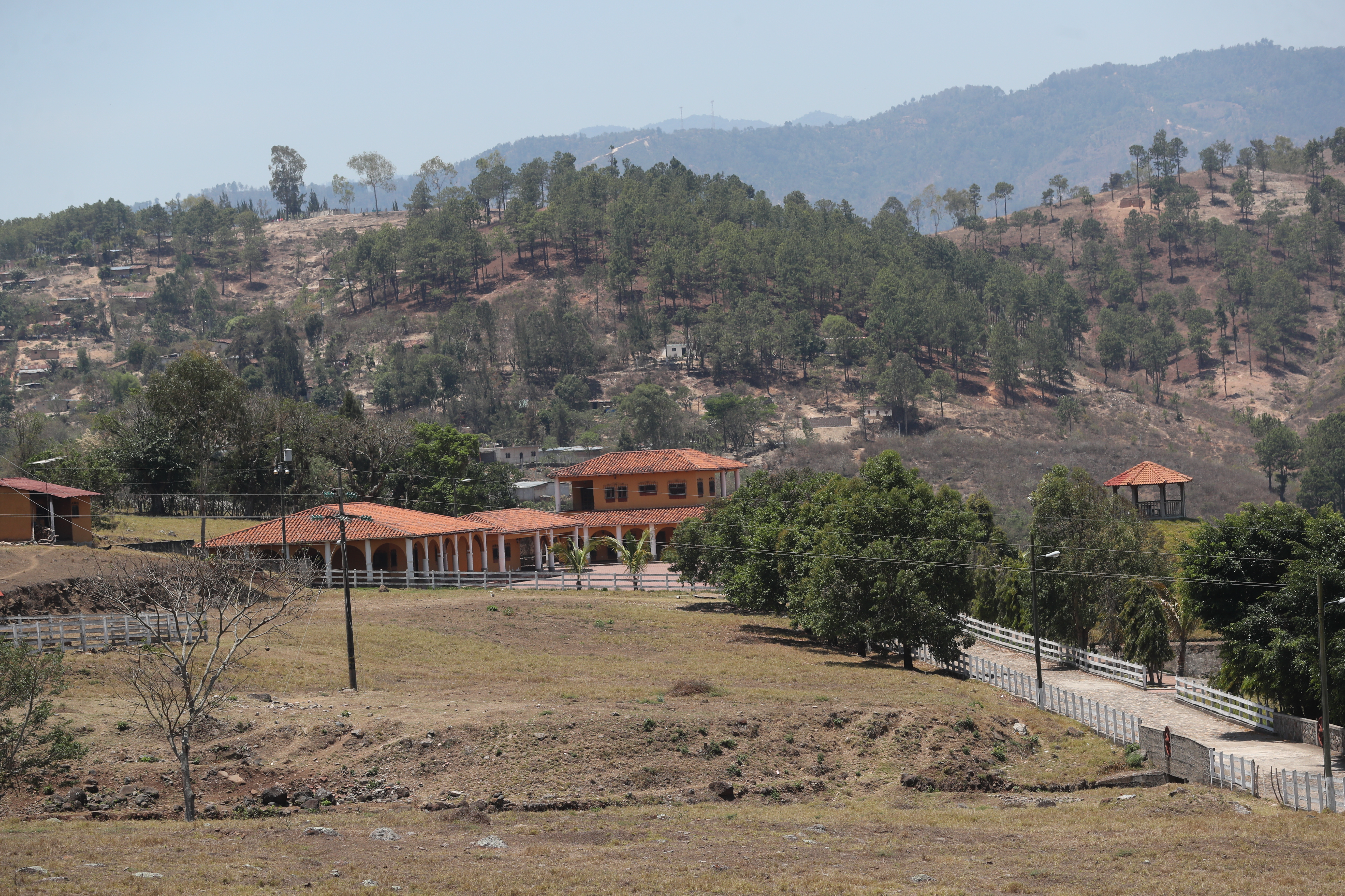 Hacienda de Mario Estrada en Jalapa, donde fue la reunión de Jimmy Morales,  funcionarios y diputados.  (Foto Prensa Libre: Hemeroteca PL)