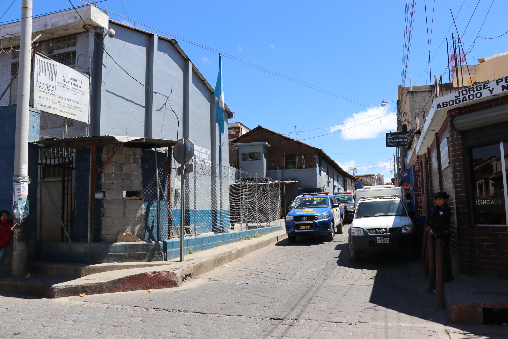 Preventivo para hombres de Santa cruz del Quiché donde hay más de 200 reos. (Foto Prensa Libre: Héctor Cordero).