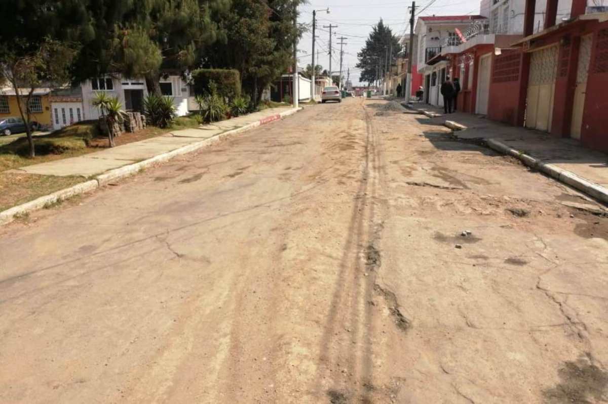 Proyecto de reparación de calles de la colonia Molina quedó suspendido por siete días