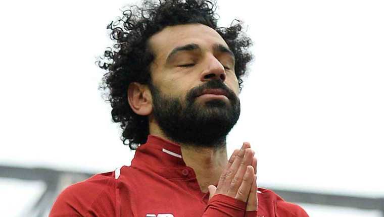 Mohamed Salah, recientemente fue víctima de actos racistas en la Premier. (Foto Prensa Libre: AFP)