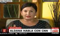 Thelma Aldana, en entrevista este martes con el programa Conclusiones, de CNN. 
