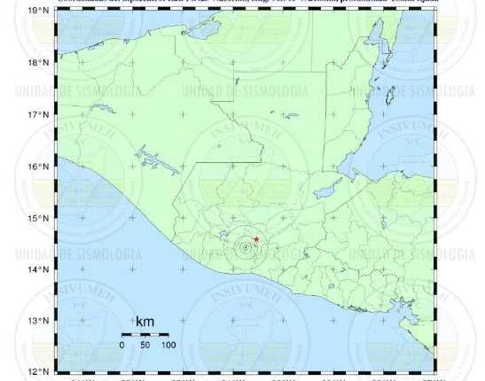 El epicentro se registró en cercanías a Antigua Guatemala. (Foto: Insivumeh)