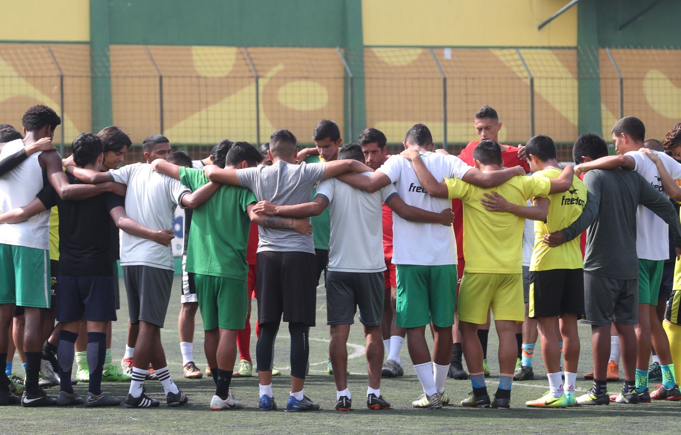 Petapa confía cerrar con dignidad su aventura en la Liga Nacional, pues la Primera División los espera. (Foto Prensa Libre: Edwin Fajardo).