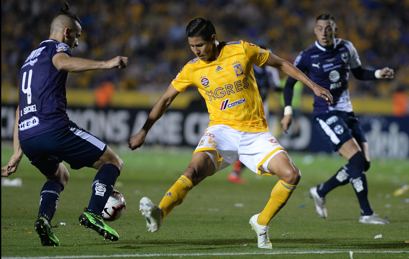 Monterrey tiene la ventaja 1-0 en la serie final por el título de la Concacaf. (Foto Prensa Libre: EFE).
