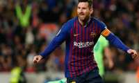 Lionel Messi fue el máximo goleador de las ligas europeas en la temporada 2018-2019. (Foto Prensa Libre: AFP)