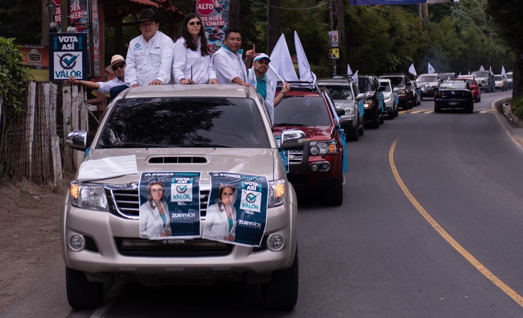 El partido Valor estuvo presente en la provincia en las últimas semanas, para promocionar a su binomio presidencial. (Foto Prensa Libre: Cortesía)