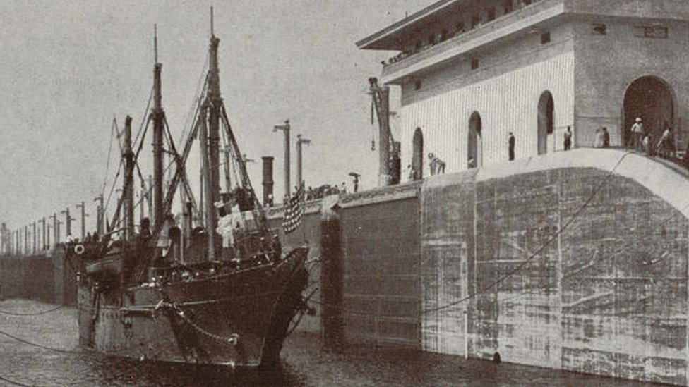 El Canal de Panamá comenzó a construirse a principios del siglo XX. Foto:Getty Images