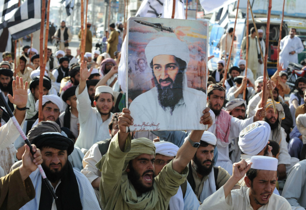 En Pakistán hubo protestas antiestadounidenses, tras el asesinato de Osama bin Laden, en 2011,