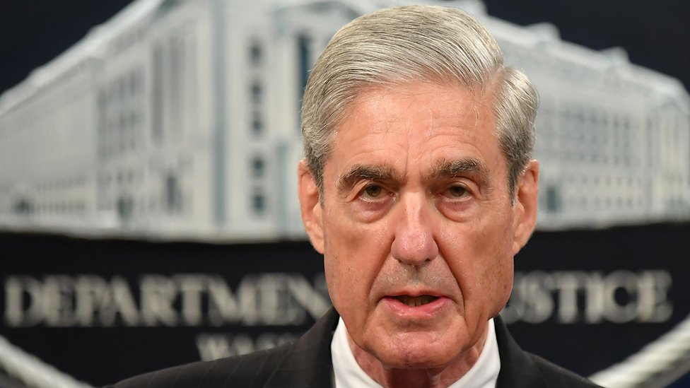 Robert Mueller compareció públicamente por primera vez desde el comienzo de la investigación de la llamada trama rusa. (Foto Prensa Libre: AFP)