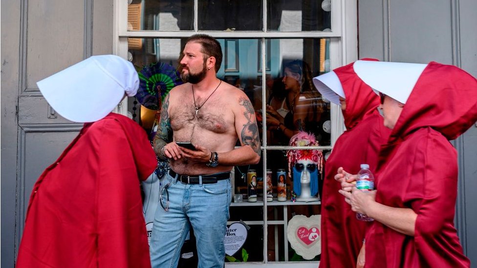 Muchas personas protestaron en Luisinana contra la aprobación de la ley. Foto:Getty Images