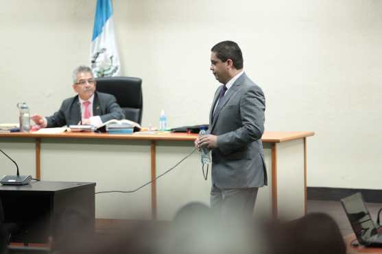En Abril de 2018 Juan Carlos Monzón, ex secretario de Roxana Baldetti, declaró por el caso Cooptación del Estado. Foto Prensa Libre 