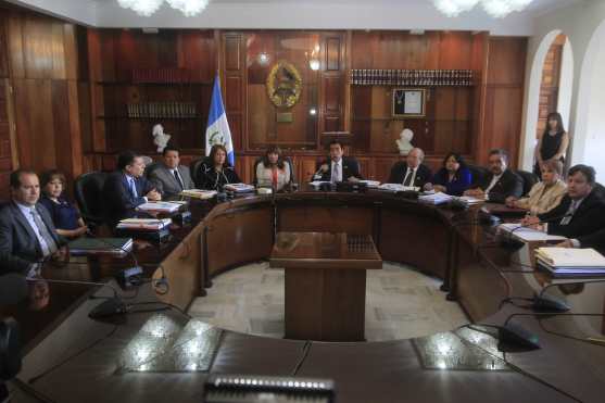 El próximo 13 de octubre vence el plazo para el que fueron electos los magistrados de la Corte Suprema de Justicia (Foto Prensa Libre: Hemeroteca PL)