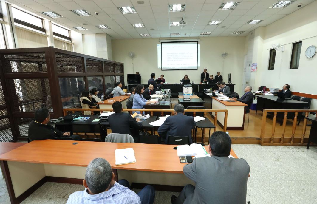 Diez personas son juzgadas por el Tribunal de Mayor Riesgo B. (Foto Prensa Libre: Hemeroteca PL)