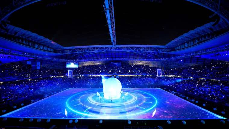 Ceremonia inaugural del estadio Al Wakrah para la Copa Mundial de al FIFA 2022, en Doha, Qatar. (Foto Prensa Libre: Hemeroteca PL)