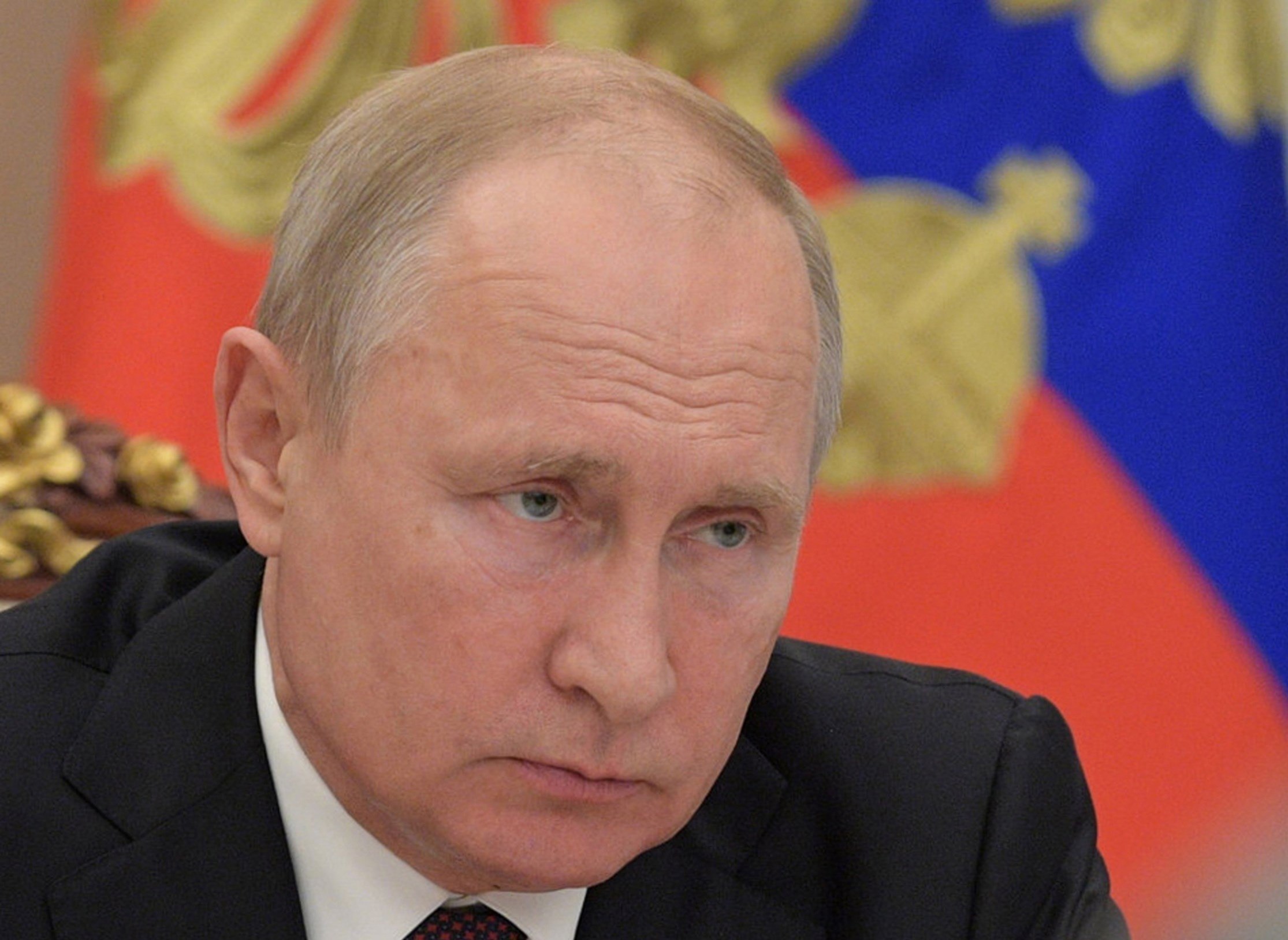 El presidente ruso, Vladímir Putin, en una reunión de su gabinete en Moscú. (Foto Prensa Libre: EFE)