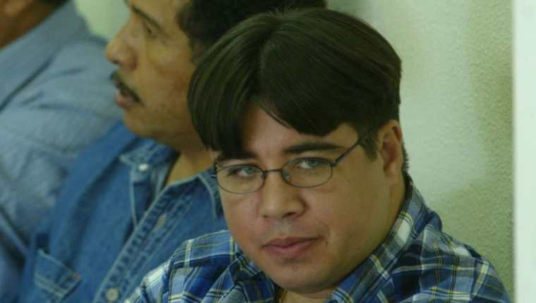 Keneth Reginaldo Vanegas Blanco, durante el juicio por la matanza de Xororaguá, en 2015, del cual fue absuelto.  (Foto Prensa Libre: Hemeroteca PL)