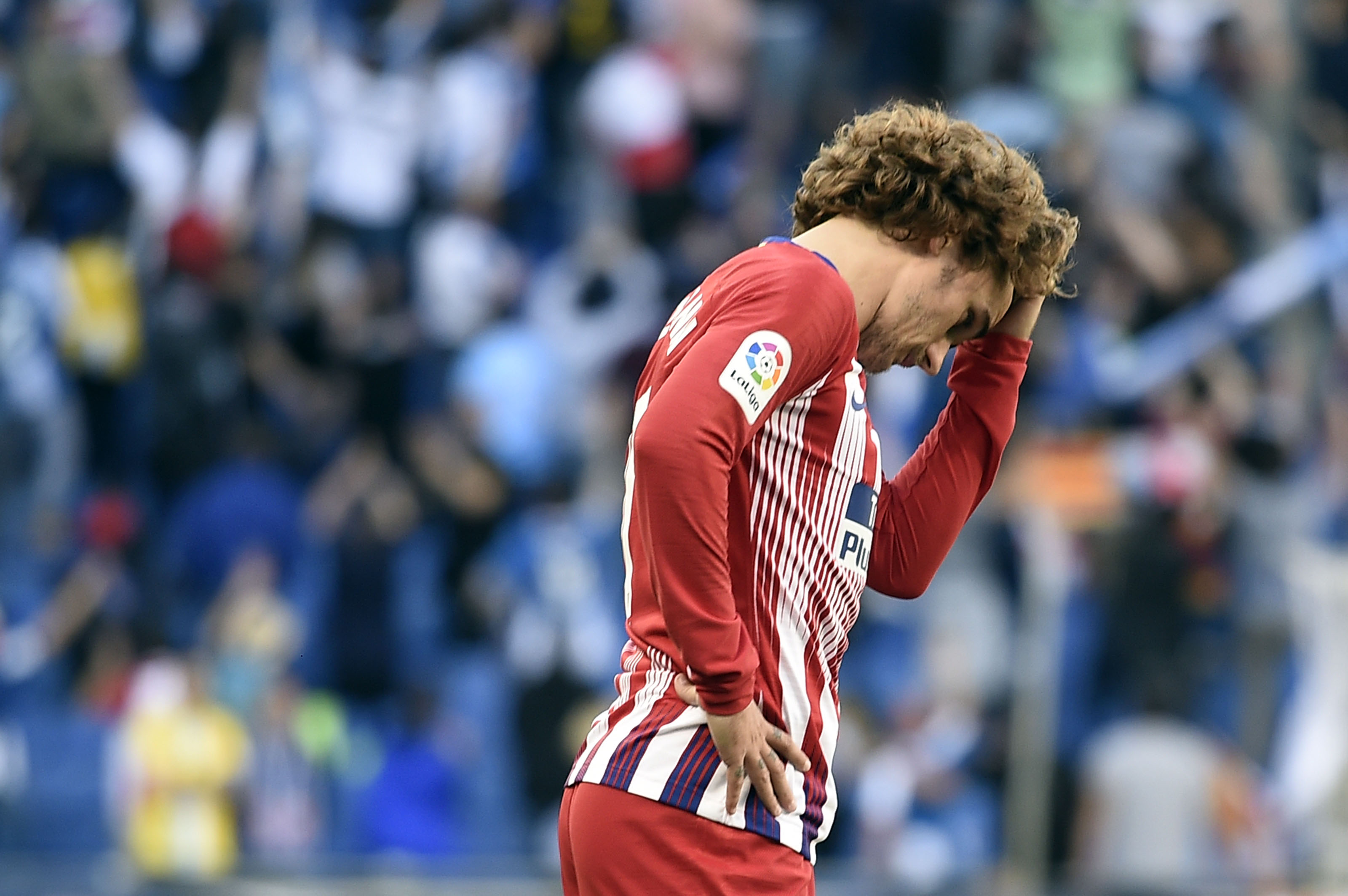 Antoine Griezmann podría dejar el Atlético de Madrid. (Foto Prensa Libre: AFP)