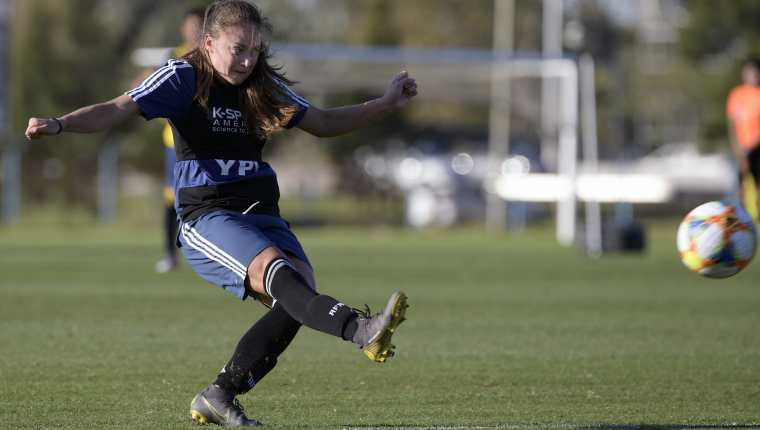 Estefania Banini, jugadora de la Selección de Argentina. (Foto Prensa Libre: AFP)