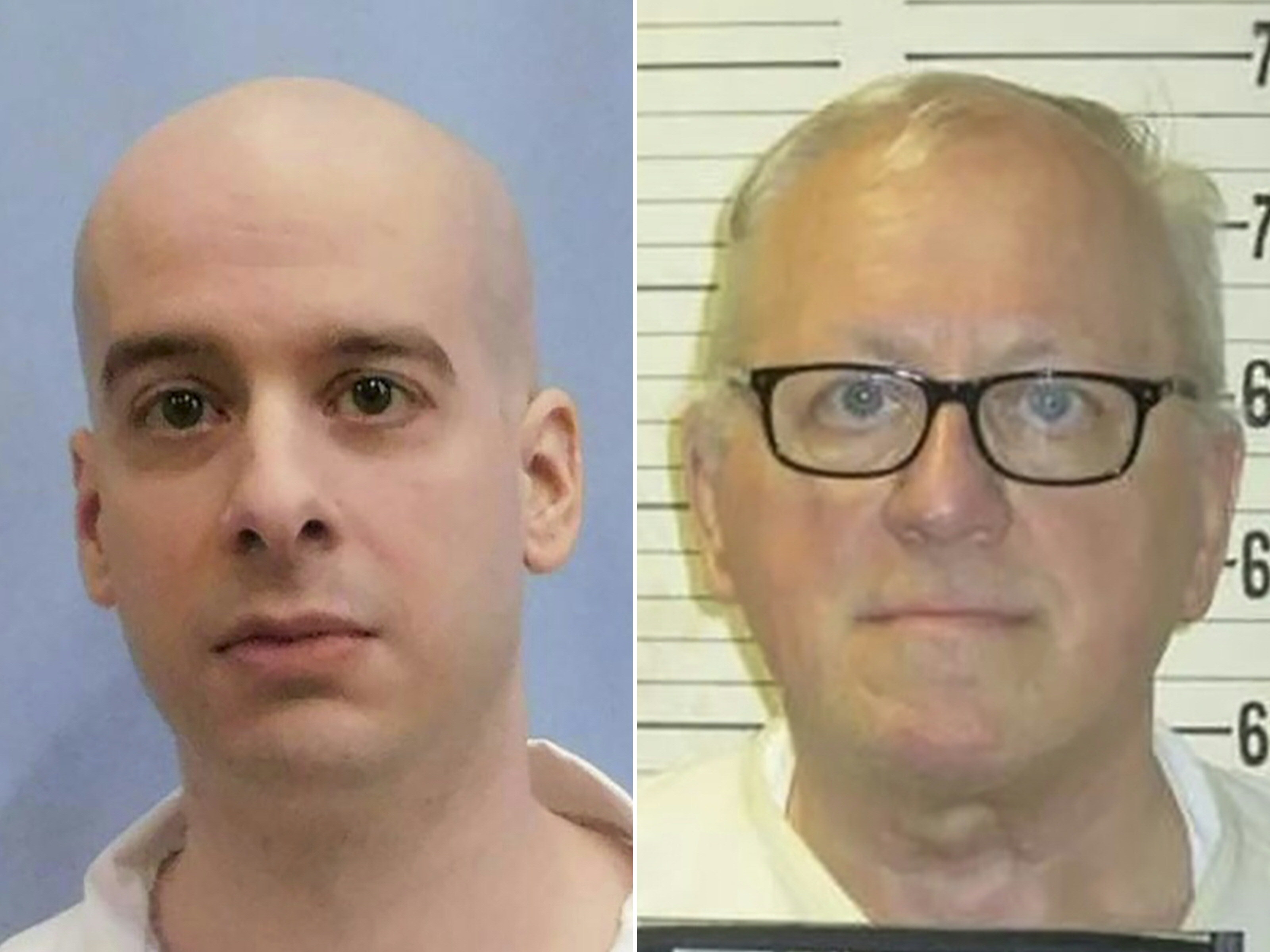 Michael Samra (L) y Donnie Edward Johnson fueron ejecutados en Alabama y Tenesí. (Foto Prensa Libre: AFP)