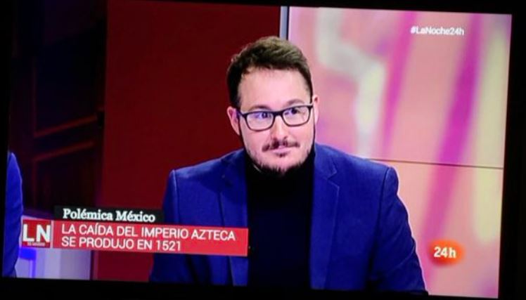El periodista español Joan Guirado. (Foto Prensa Libre: Twitter/@joanguirado).