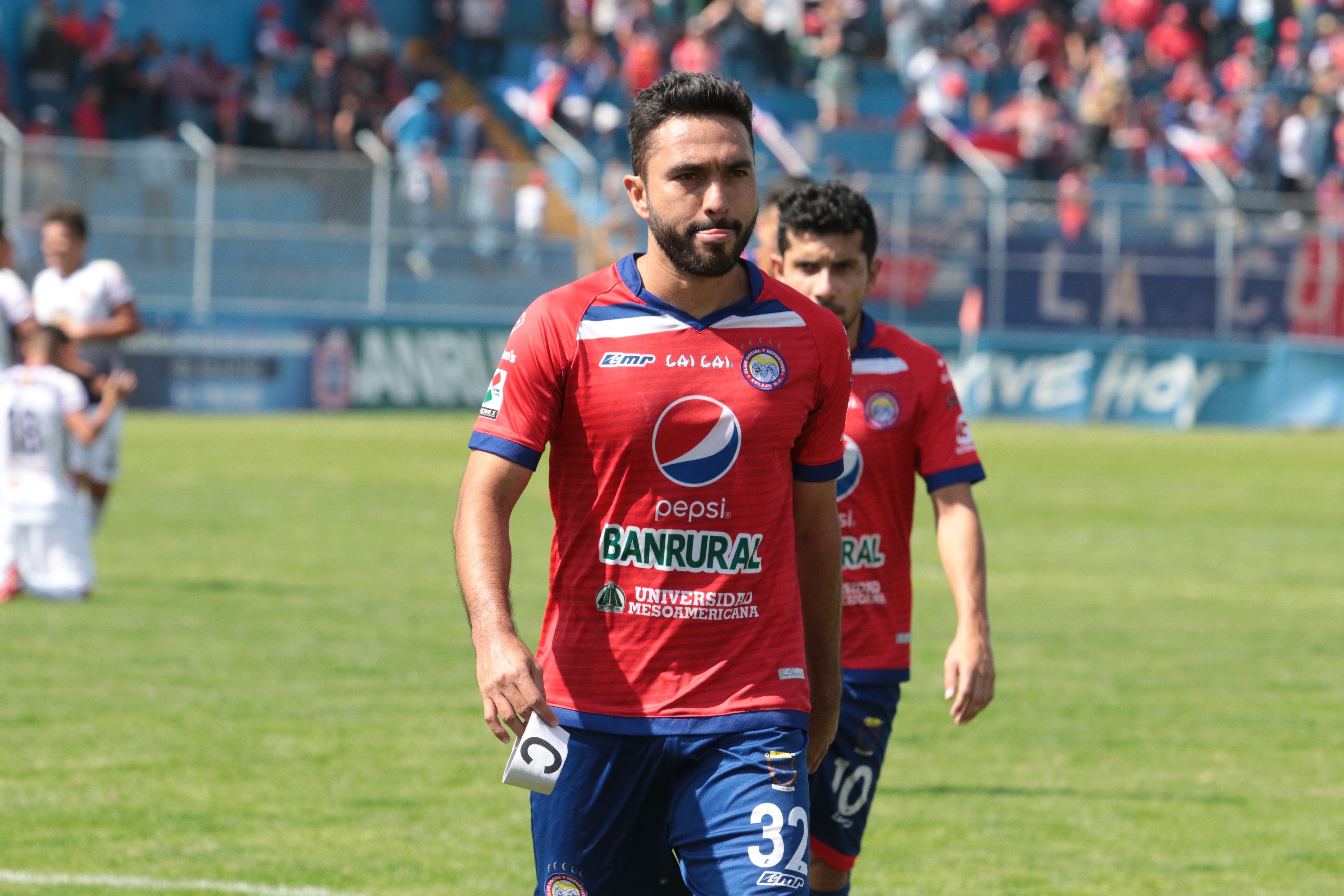 El delantero mexicano definirá esta semana su continuidad en Xelajú. (Foto Prensa Libre: Raúl Juárez)