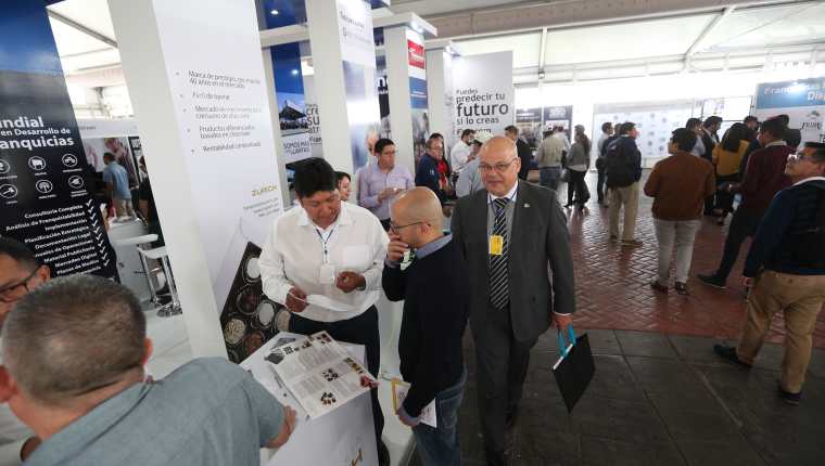 El Encuentro Internacional de Franquicias 2019 presenta diversas opciones de negocios. (Foto, Prensa Libre: Carlos Hernández). 