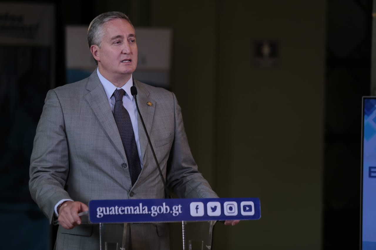 Enrique Degenhart, ministro de Gobernación (Foto Prensa Libre: Mingob)