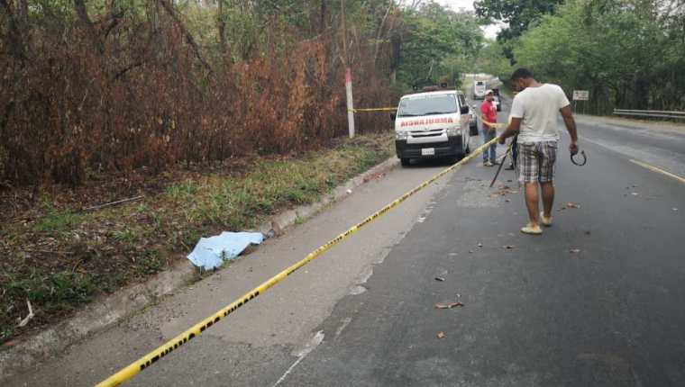 El 2 de mayo pasado a las 17:20 horas fue localizado el cuerpo sin vida de  Hugo Waldemar Melchor Hernández, alias tío Mesho, quien tenía orden de captura con fines de extradición a Costa Rica por cargos de narcotráfico. (Foto Prensa Libre: Cortesía)