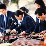 En la marimba de concierto destaca también el trabajo de solistas. (Foto Prensa Libre: Marimba de Concierto de Bellas Artes)