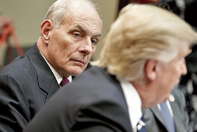 John Kelly, como secretario de Seguridad de Donald Trump. (Foto Prensa Libre: Hemeroteca PL)