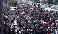 La ciudad de Guatemala constantemente es escenario de manifestaciones ciudadanas. (Foto Prensa Libre: Hemeroteca PL).
