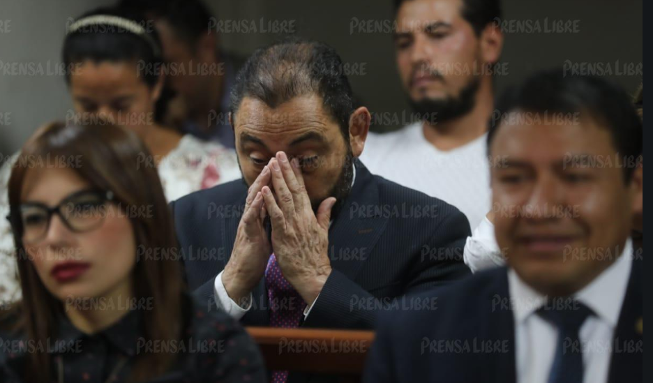 Mauricio López Bonilla, exministro de Gobernación, fue condenado a 13 años y 9 meses de prisión y a una multa de Q562 mil por peculado y por uso y fraude en el caso patrullas fase II.  (Foto Prensa Libre: Ercik Ávila). 