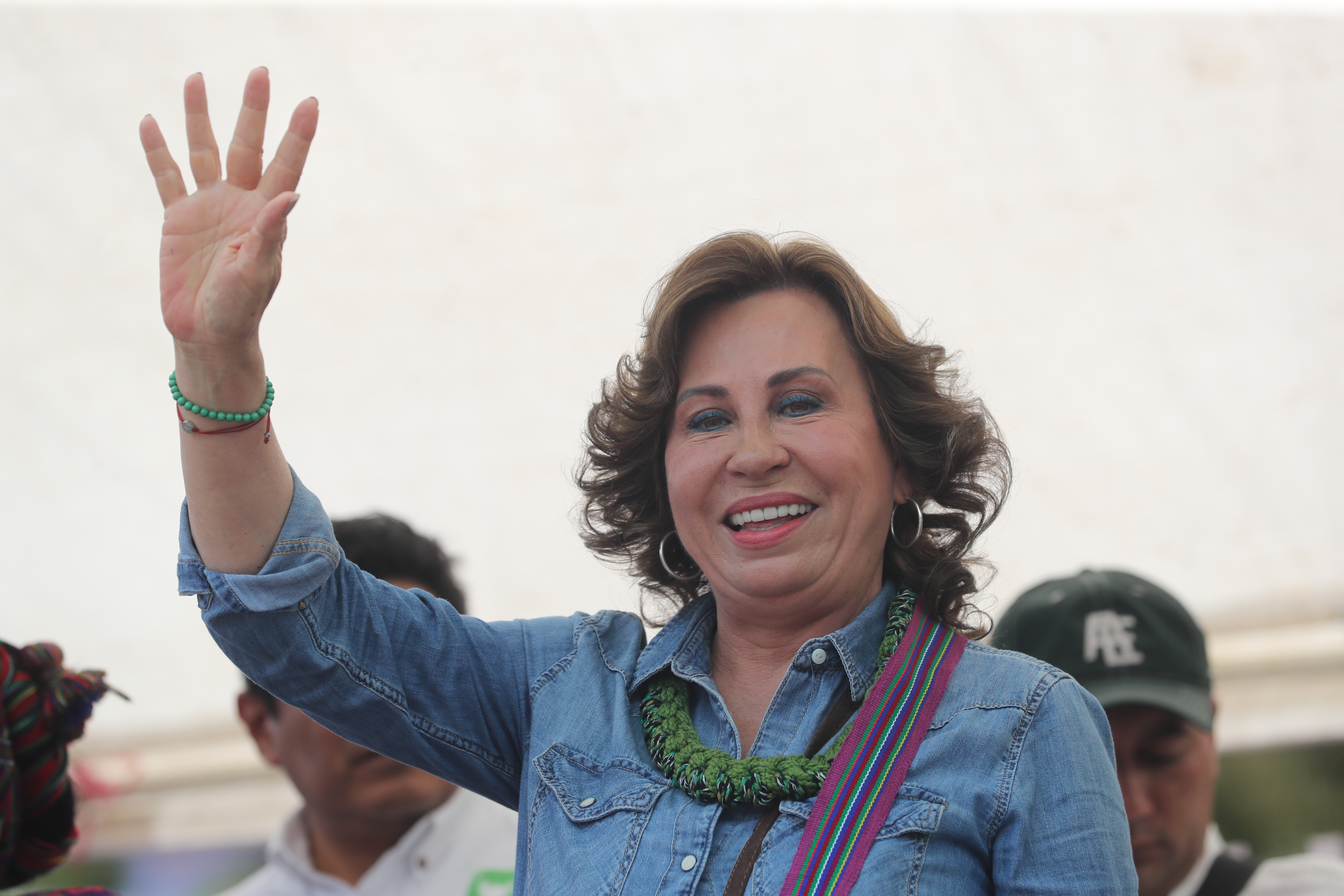 La candidata presidencial por la UNE, Sandra Torres, promovió acciones contra editores de elPeriódico. (Foto Prensa Libre: Hemeroteca PL)