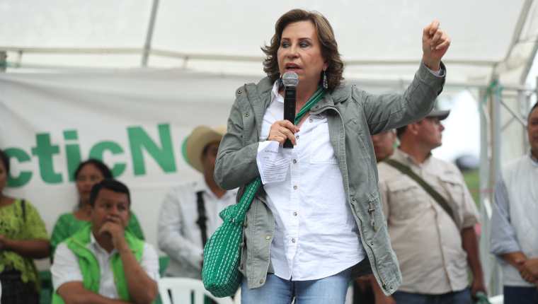 Sandra Torres, aspirante presidencial de la UNE. (Foto Prensa Libre: Hemeroteca PL)