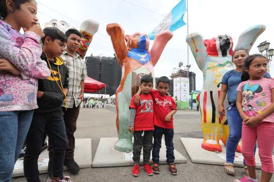 Le exposición fue abierta al público este sábado. Foto Prensa Libre: Óscar Rivas