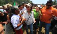 Sandra Torres durante su mitin poltico en Santo Toms de Castilla en Puerto Barrios Izabal.

foto por Carlos Hernndez Ovalle
19/05/2019