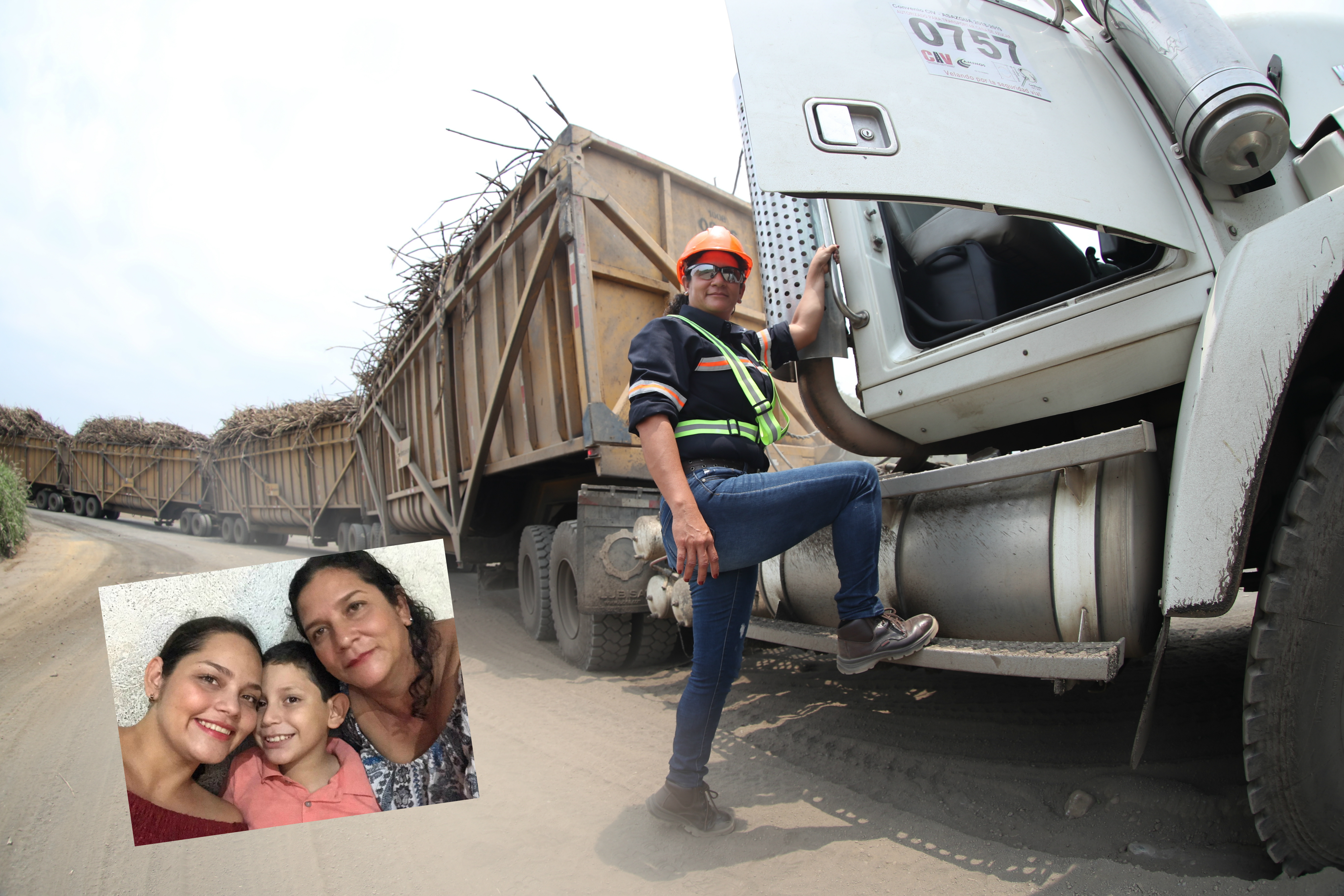 Cilda Morán ejecuta un trabajo fuerte, pero lo hace pensando en sus hijos.  Foto Prensa Libre: Esbin García.