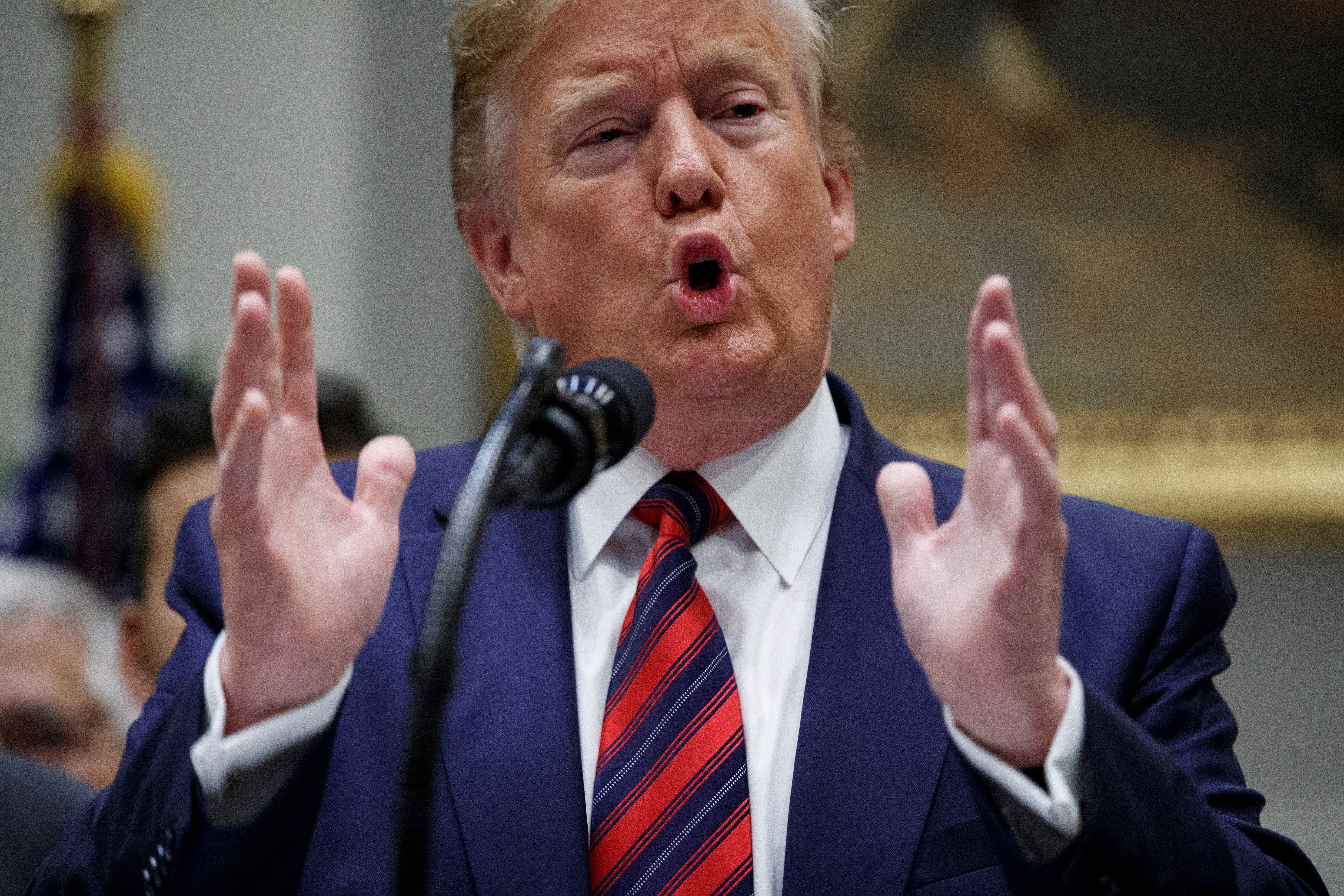 Donald Trump ha acusado a China de no cumplir con sus compromisos en las negociaciones comerciales. (Foto Prensa Libre: EFE)