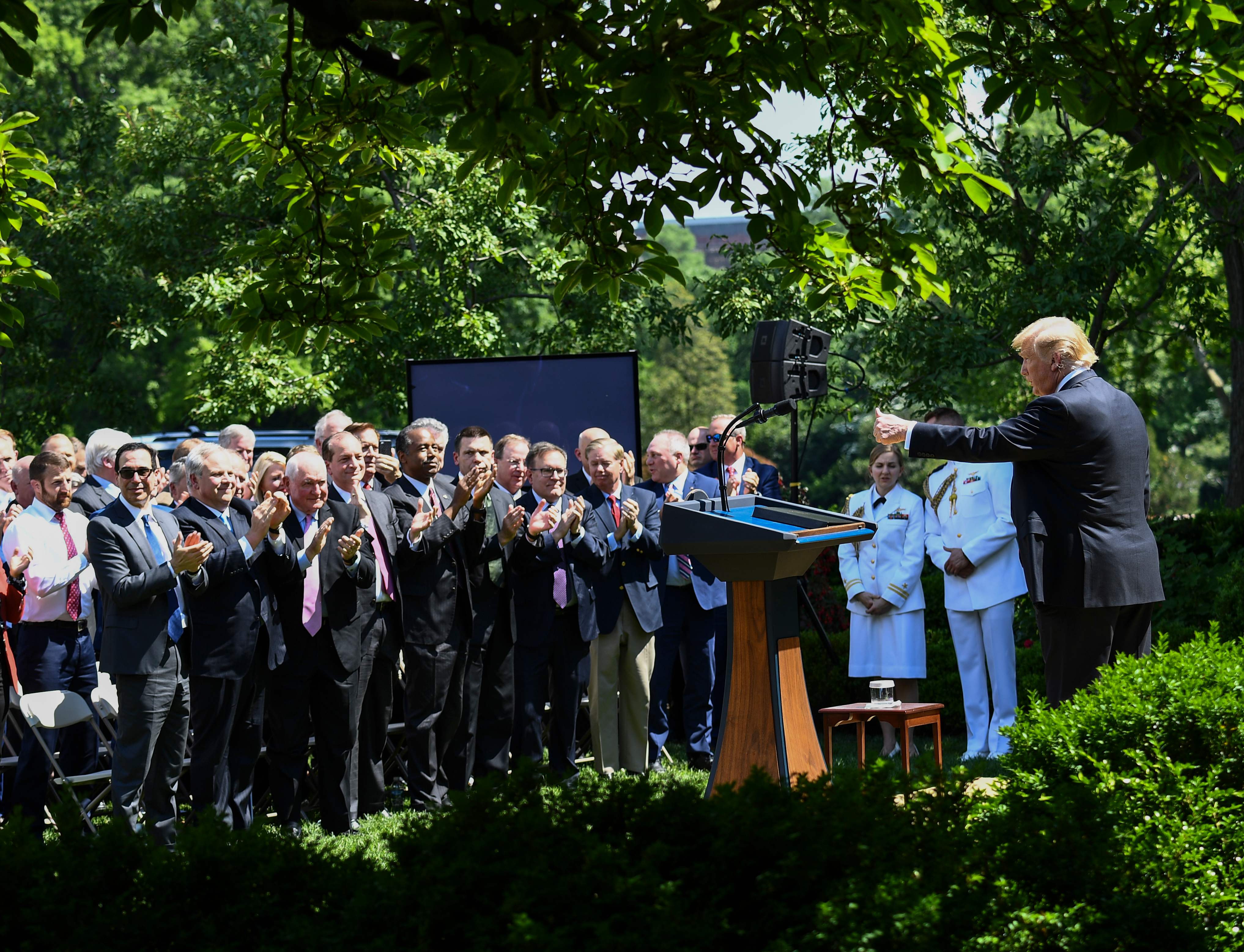El presidente anuncia la propuesta de reformas migratorias en la Casa Blanca. (Foto Prensa Libre: AFP)