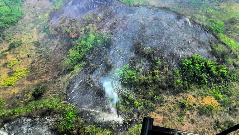 Petén ha sido uno de los lugares más afectados con los incendios forestales. (Foto Prensa Libre: Hemeroteca PL)