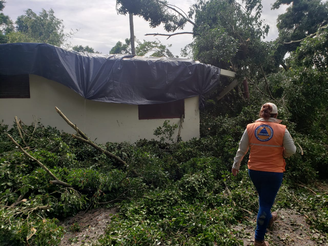 Al menos 1285 personas han resultado damnificadas por la temporada de lluvia 2019. (Foto Prensa Libre: Conred)