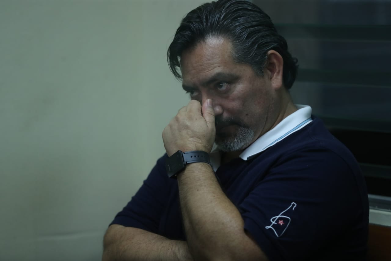 Édgar Romeo Cristiani Calderón, exdiputado, sorprendió al aceptar una acusación frente a un juez. (Foto Prensa Libre: Esbin García)
