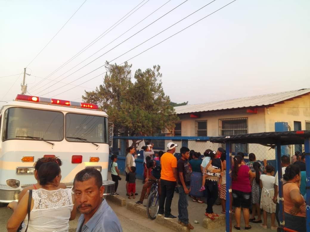 Centro de Núcleos Familiares Educativos para el Desarrollo (Nufed) donde ocurrió el ataque armado en La Libertad, Petén. (Foto Prensa Libre: Dony Stewart).
