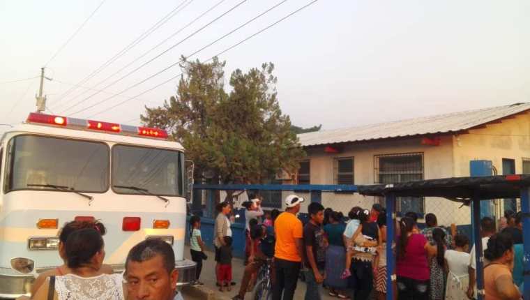 Centro de Núcleos Familiares Educativos para el Desarrollo (Nufed) donde ocurrió el ataque armado en La Libertad, Petén. (Foto Prensa Libre: Dony Stewart).