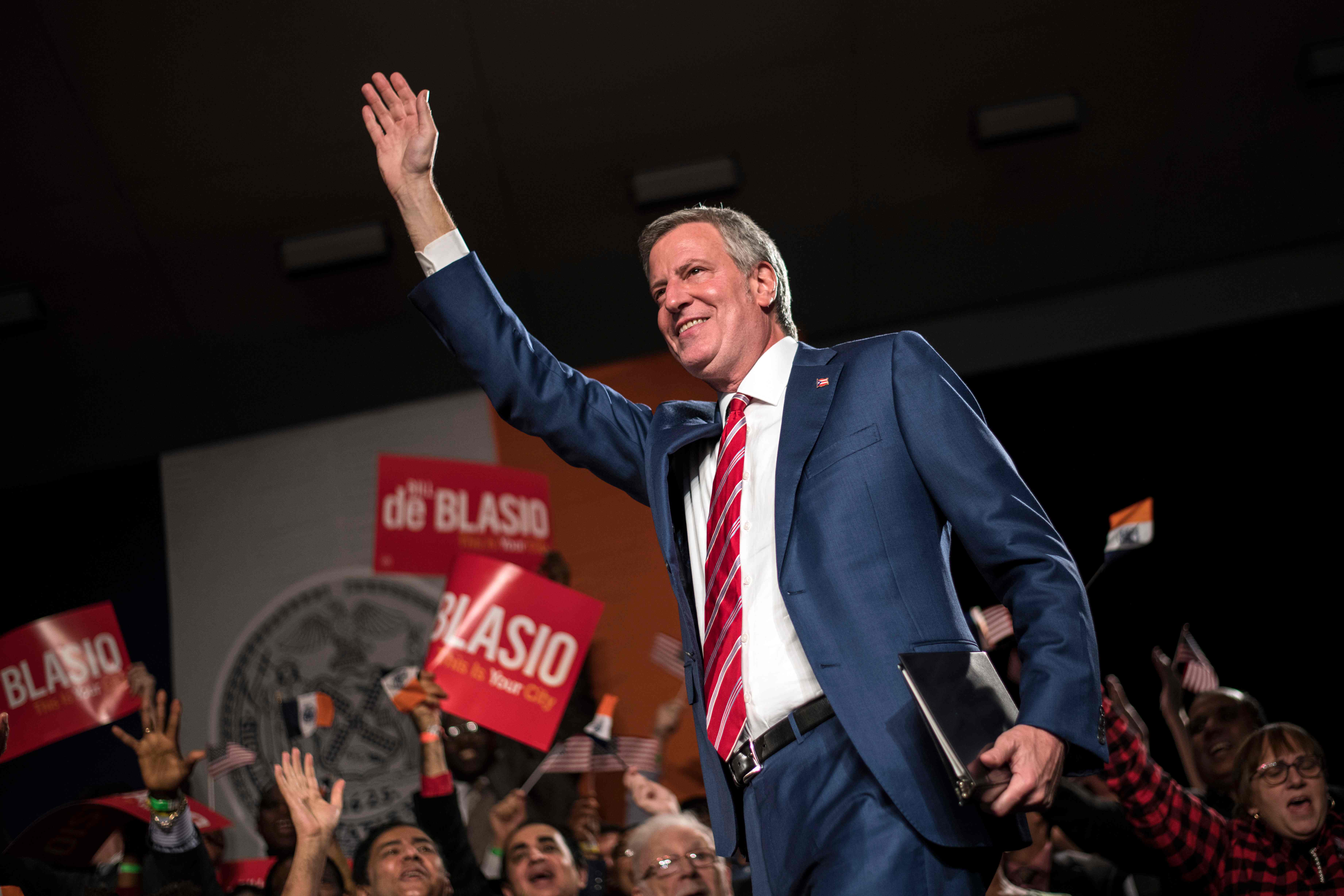 Bill de Blasio finalmente confirmó su candidatura luego de días de especulación.
(Foto Prensa Libre: AFP)