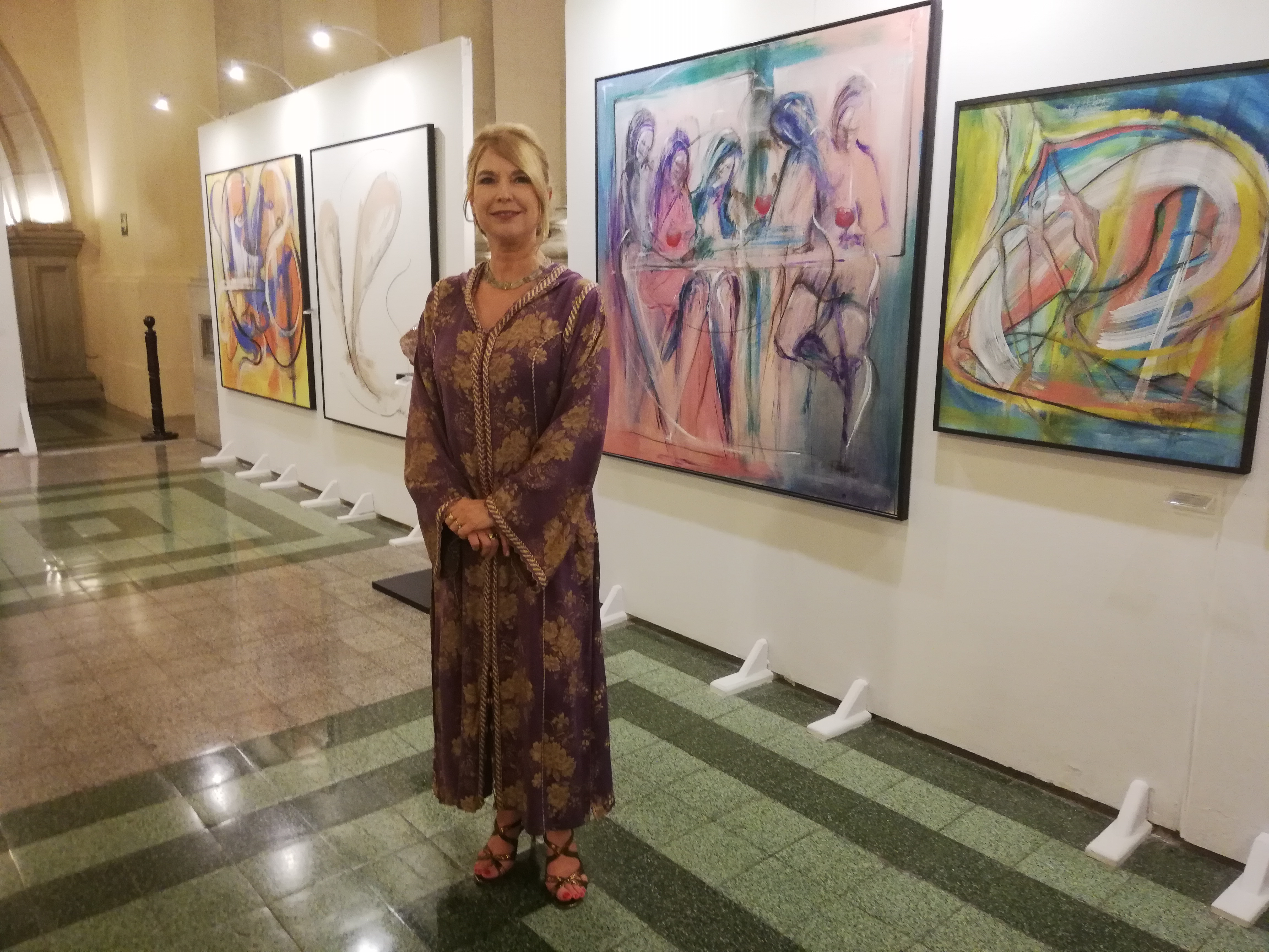 Beverley Rowley ha destacado en exposiciones plásticas individuales y colectivas en Guatemala, Estados Unidos, Canadá, Italia y República Dominicana. (Foto Prensa Libre: Ingrid Reyes)