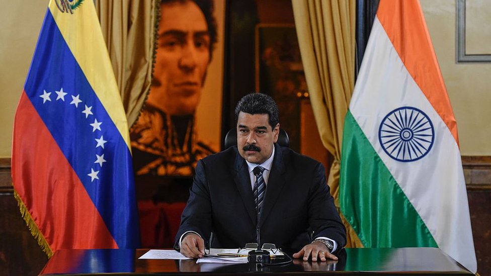 Las presiones de Washington contra Maduro están afectando las exportaciones de crudo venezolano a India. (Foto Prensa Libre: Getty Images)