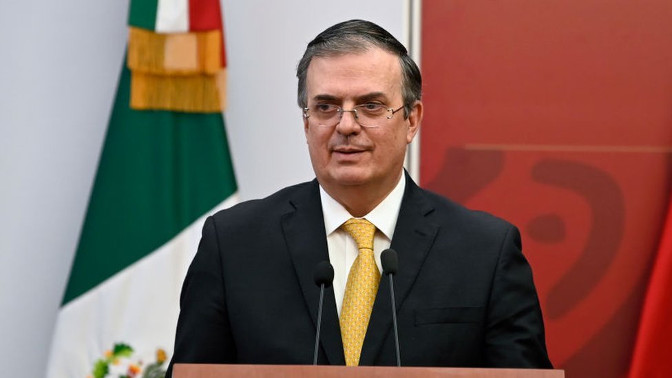 Una delegación mexicana encabezada por el canciller Marcelo Ebrard está reunida en Washington con funcionarios estadounidenses para evitar los aranceles a sus exportaciones. Foto:Getty Images